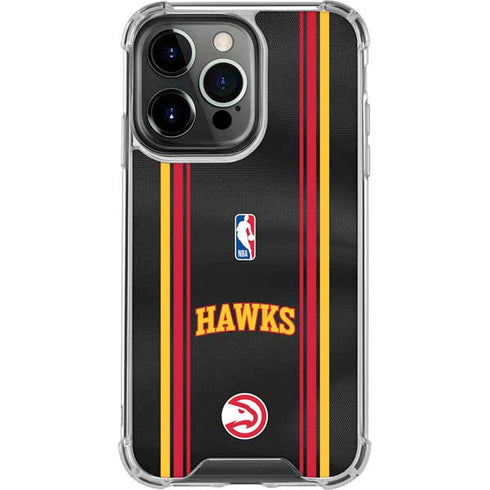 NBA Atlanta Hawks Jersey iPhone 14 Pro Clear Case